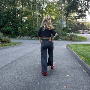 B SIDES LEVIS REWORKED CULOTTE JEAN - never worn!